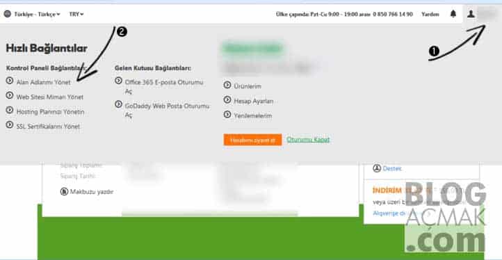 blog nasıl acilir alan adlari hesap