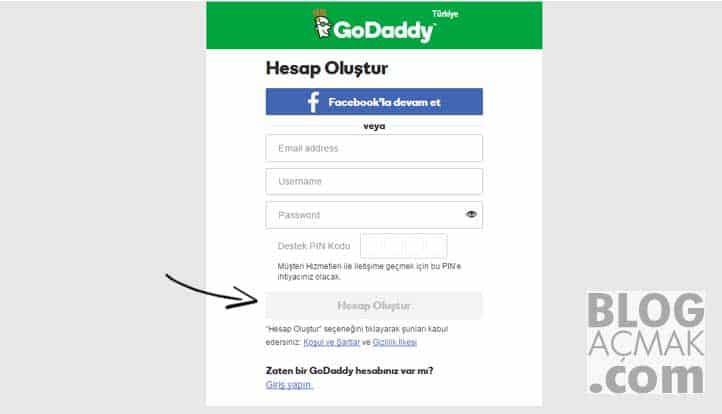 blog nasıl acilir hesap oluşturma